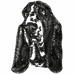 Dogs Embroidery Design 3 Dogs Embroidery Design 3